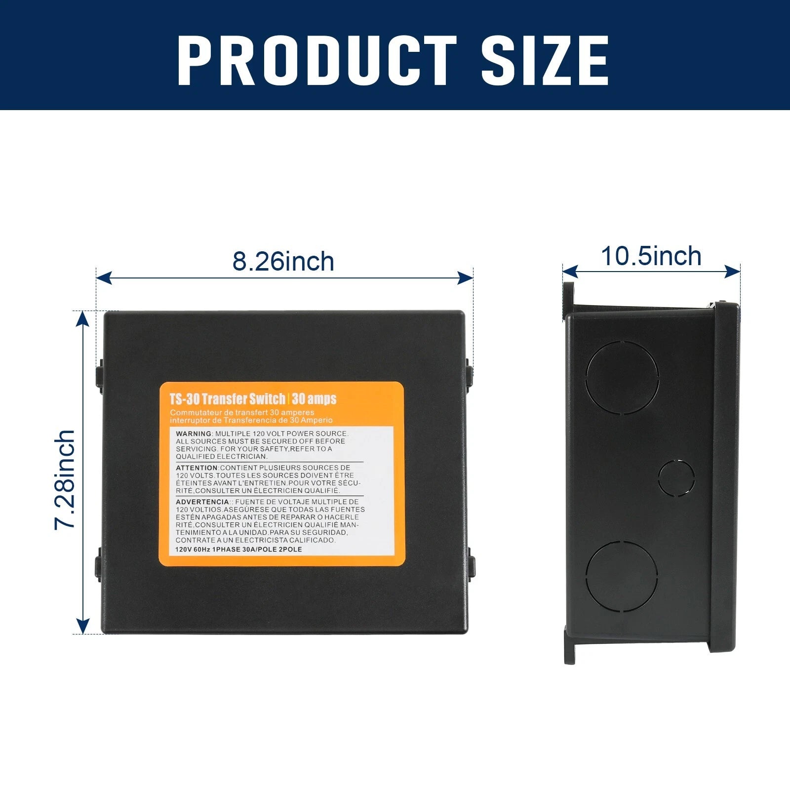 30 Amp Automatic Transfer Switch for Inverter