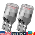 2X 7443 7444 W21W 7440 Bright Red LED Rear Turn Signal Bulbs for