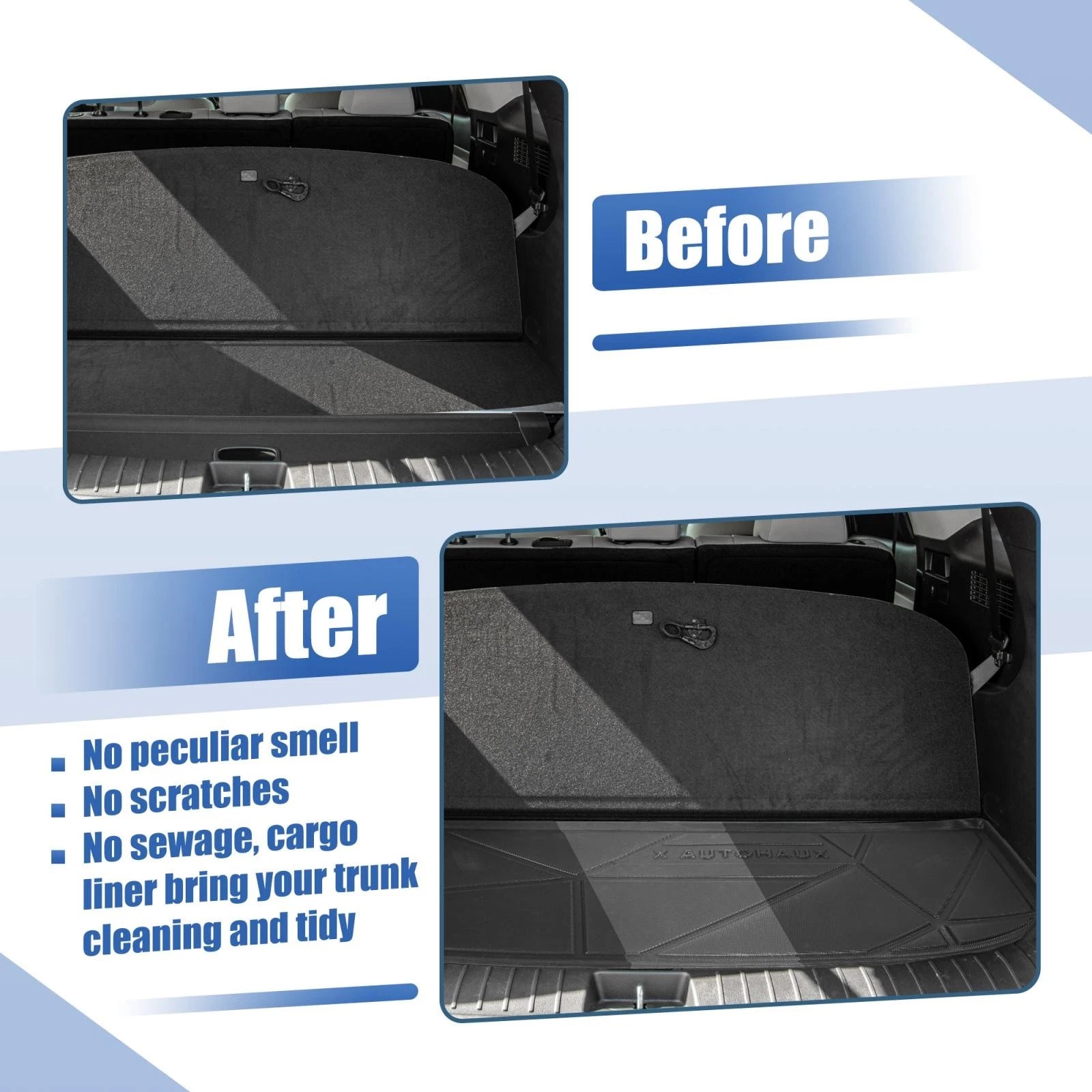 Trunk Mat TPE Cargo Liner for Hyundai Palisade (2020–2023)