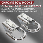 Front Heavy Duty Tow Hooks Kit for Ford F-150 (2004–2024)