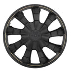 Set of 4 17" Universal Wheel Hub Caps Silver Wheel Cover Trim
