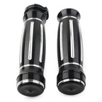 1" CNC Handle Bar Hand Grips for Harley Touring