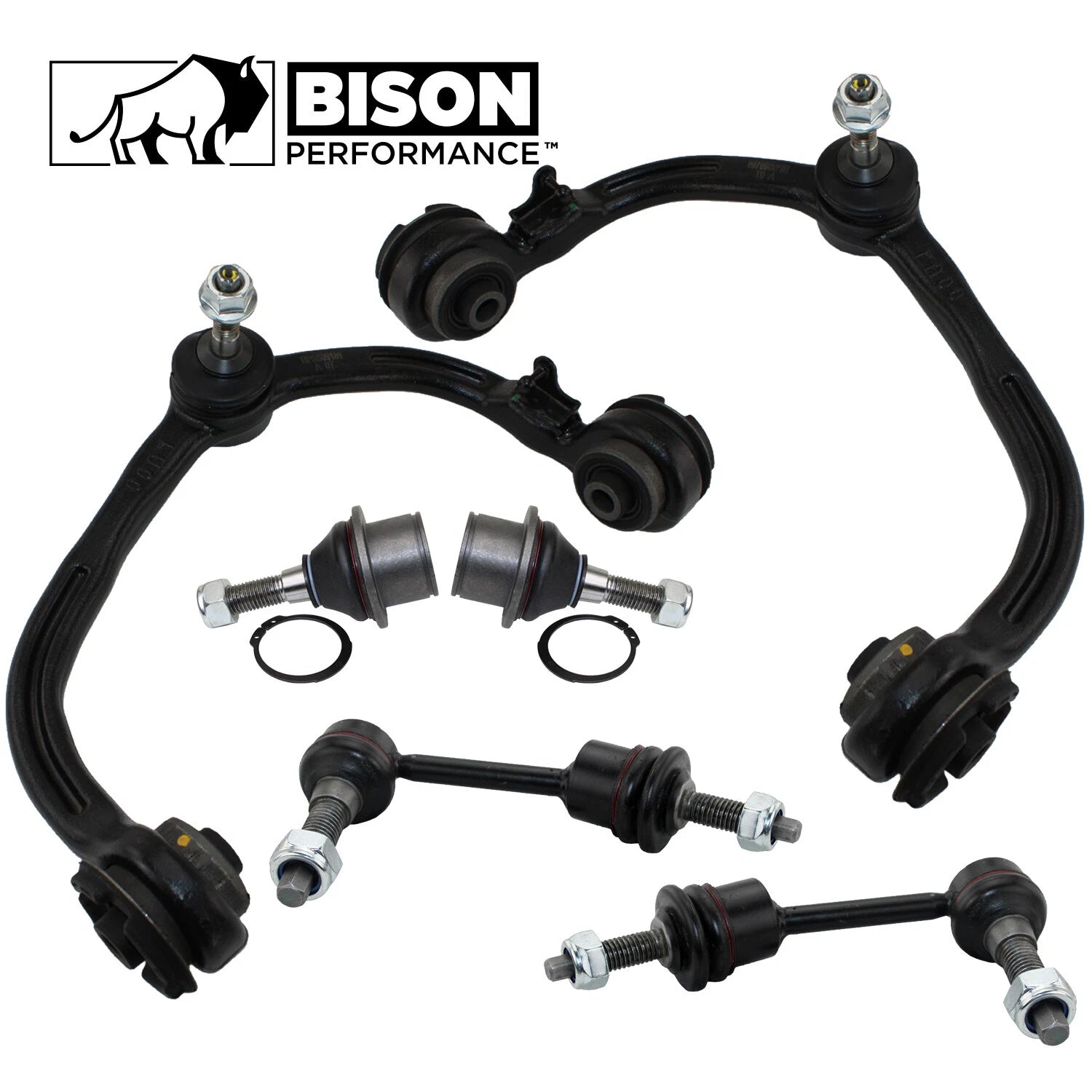 6pc Front Upper Control Arm Sway Bar Link Kit for Ford Lincoln