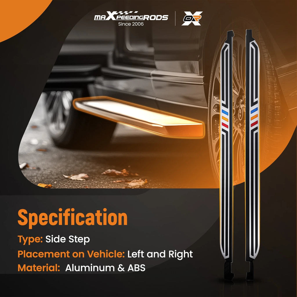 Side Step Running Board for VW Atlas (2018–2024) Non-slip Nerf Bars