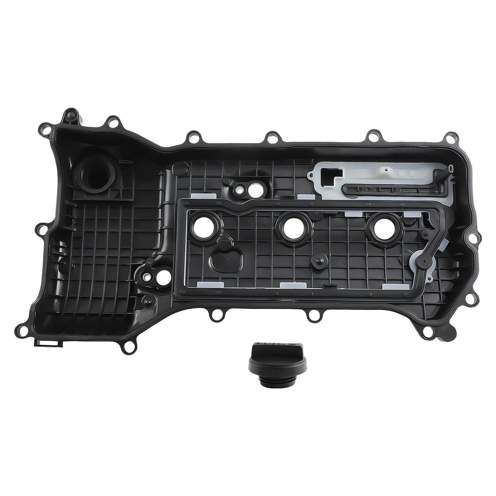 Left Side Engine Valve Cover + Gasket + Oil Cap for Toyota Tacoma (2016–2023)