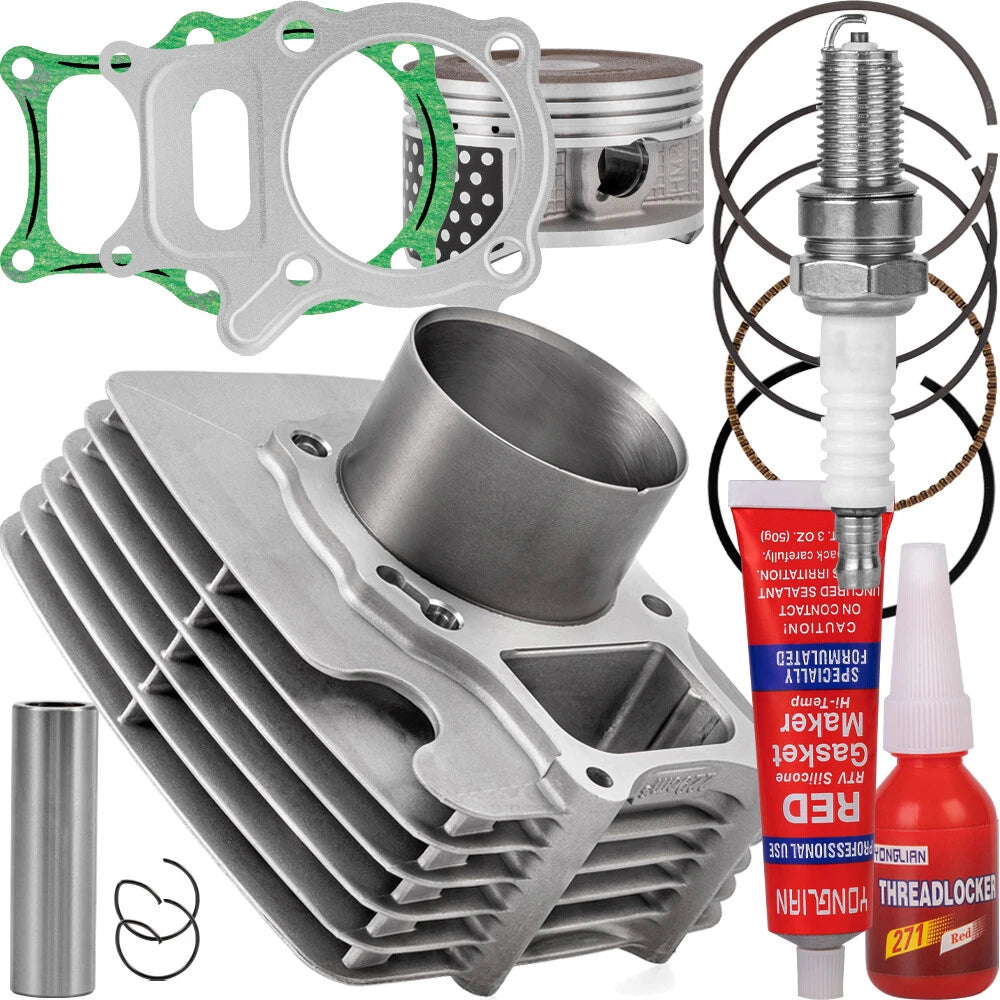 Cylinder Piston Top End Kit 74mm Bore for Honda TRX250EX 250X Recon 250 (2001–2009)