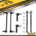6x Front Stabilizer Bar Link & Tie Rod End for Pontiac Equinox (2005–2020)