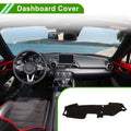 Dash Cover for Mazda MX-5 (2015–2022) No Hud Polyester Brown