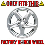 Wheel Skins Hub Caps 16 Inch Set for Chevy Malibu LS (2016–2018)