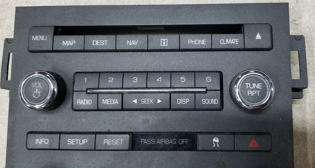 Radio Navigation GPS Control Panel for Lincoln MKS (2009–2012) 8A5T-18A802-DKW