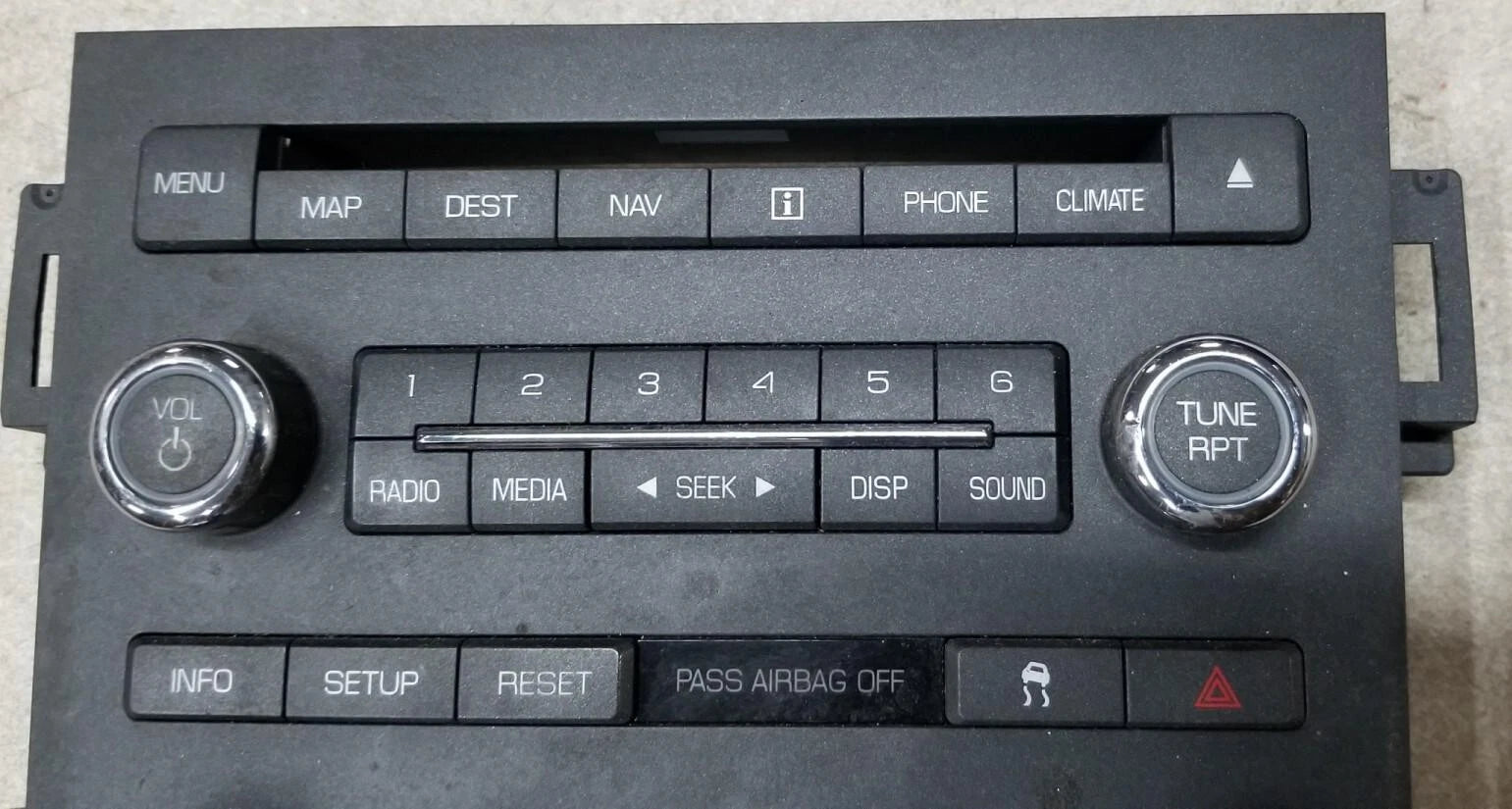 Radio Navigation GPS Control Panel for Lincoln MKS (2009–2012) 8A5T-18A802-DKW