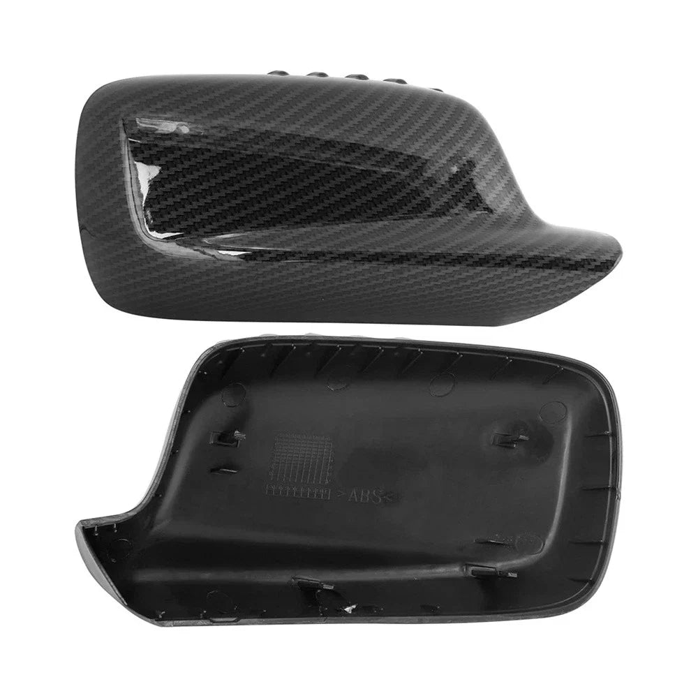 Carbon Fiber Look Side Mirror Covers for BMW E46 E65 (2000-2006)