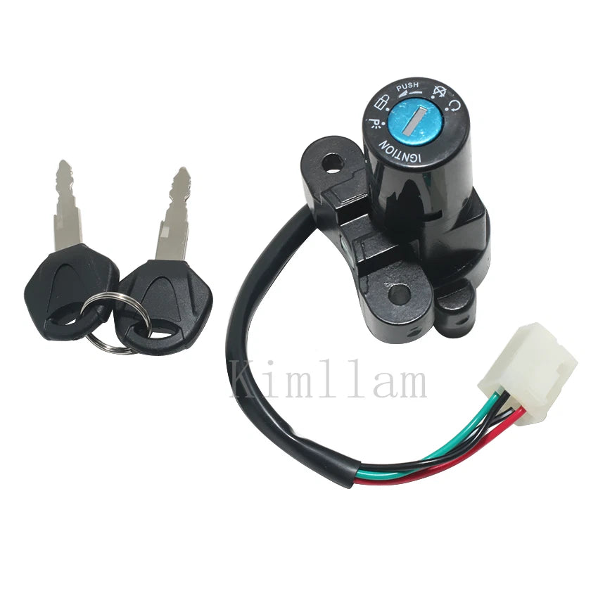 Ignition Key Switch for Suzuki GSX-R600W (1992–1994), GSX-R750 (1988–1995), GSX-R1100 (1989–1998)