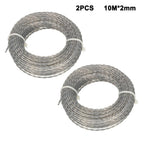 2X 20 Meter Core Reinforced Nylon Trimmer Line for Lawns and Shrubs