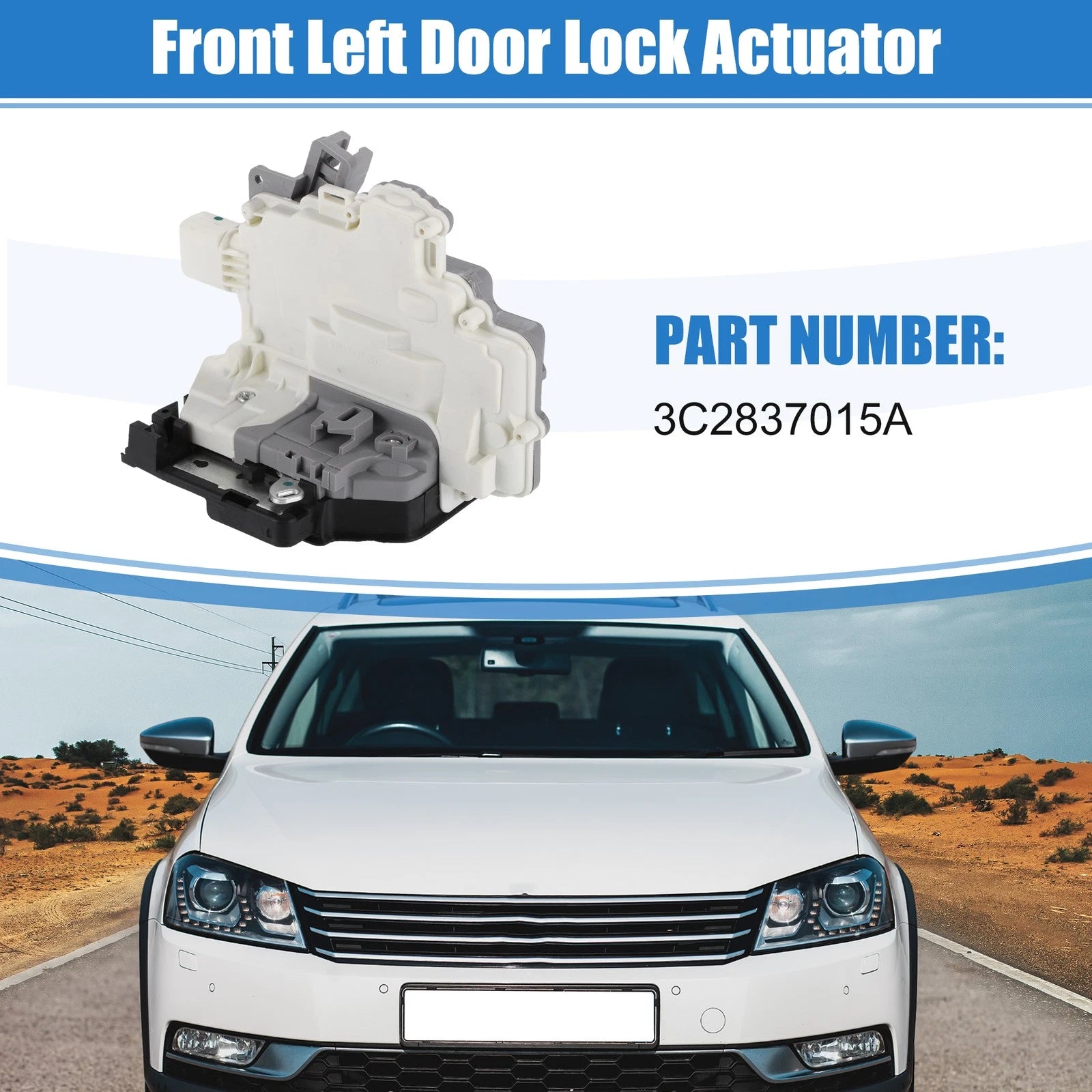 Front Left Door Lock Actuator for Audi Q7 (2006–2015) No. 3C2837015A/3C2837015B