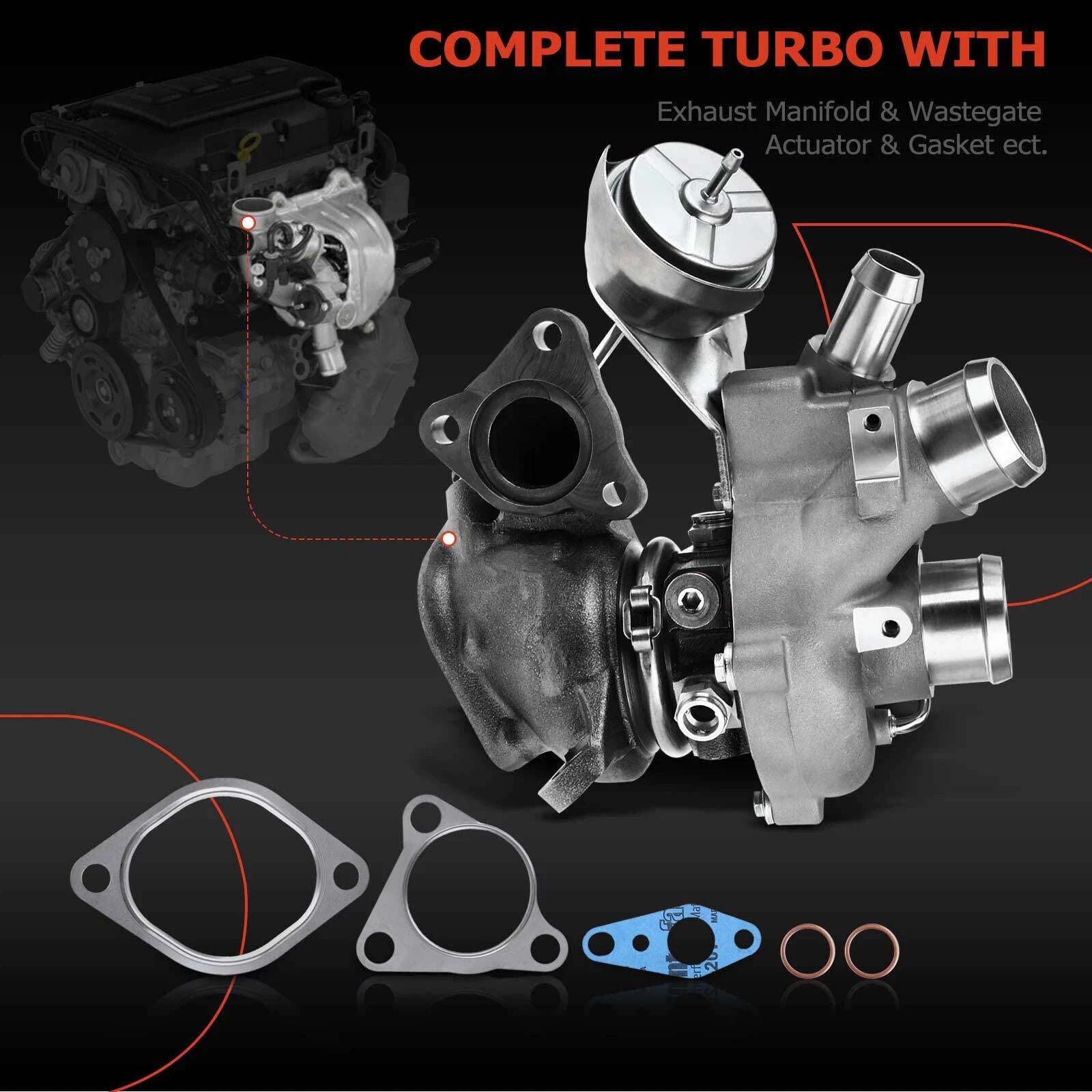 Left Turbocharger for Ford F-150 (2011–2012) V6 3.5L