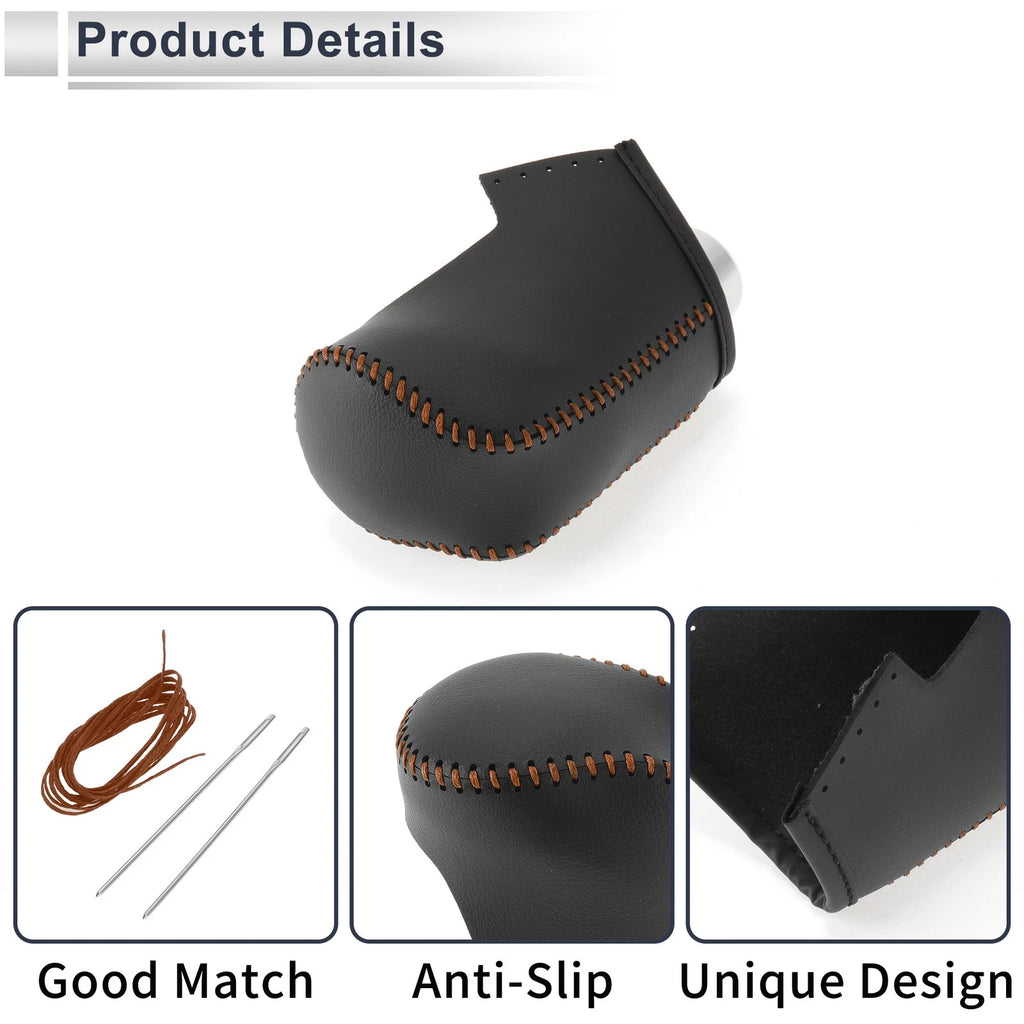 1 Pc Gear Shift Knob Cover for Mazda CX-30 (2020–2021) Black Brown