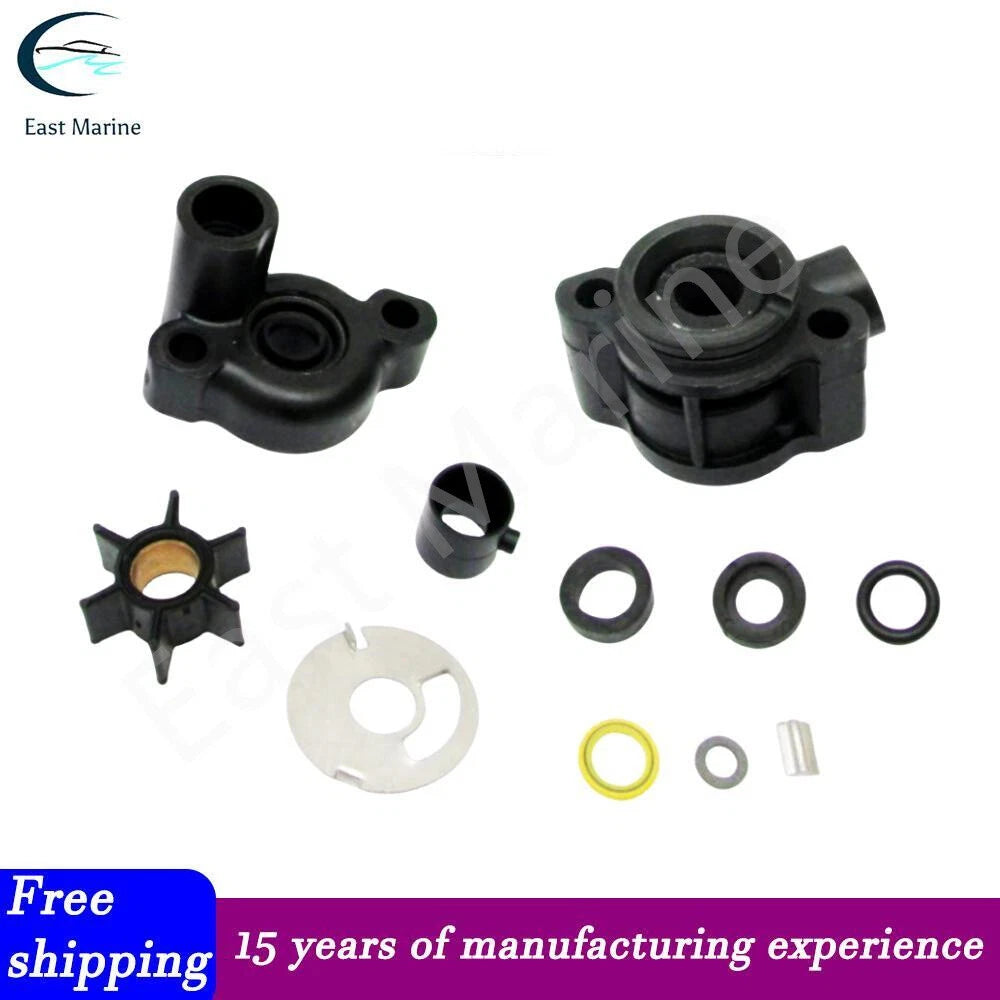 Water Pump Impeller Kit for Mercury Mariner 4/4.5/7.5/9.8 HP (N/A) 46-70941A3 18-3446