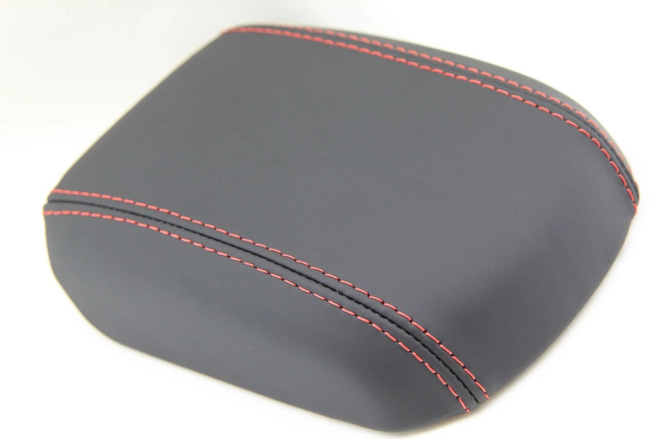 Center Console Armrest Cover for Chevrolet Cruze (2011–2015) Red Stitch