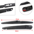 Rear Windshield Wiper Arm Blade Set for Hyundai Tucson, Kia Rio