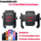 Aluminum GPS Cell Phone Holder Mount for Motorcycle (Universal Fit)