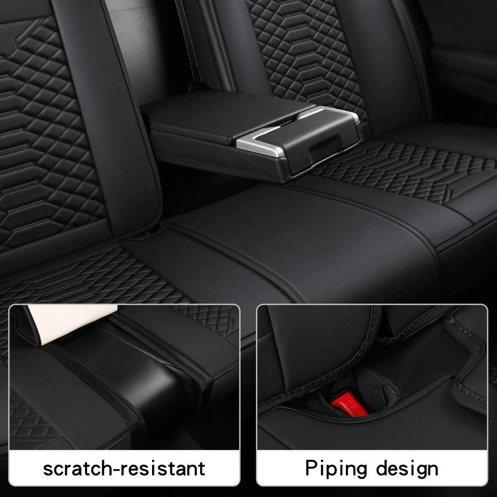 Full Set Leather Seat Covers for RAM 1500 2500 3500 (2019–2023) Black