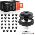 30Pcs Nylon Screw Grommet Fasteners for BMW Audi