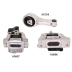 3Pcs Engine Motor & Transmission Mounts for Dodge Journey (2011-2017)