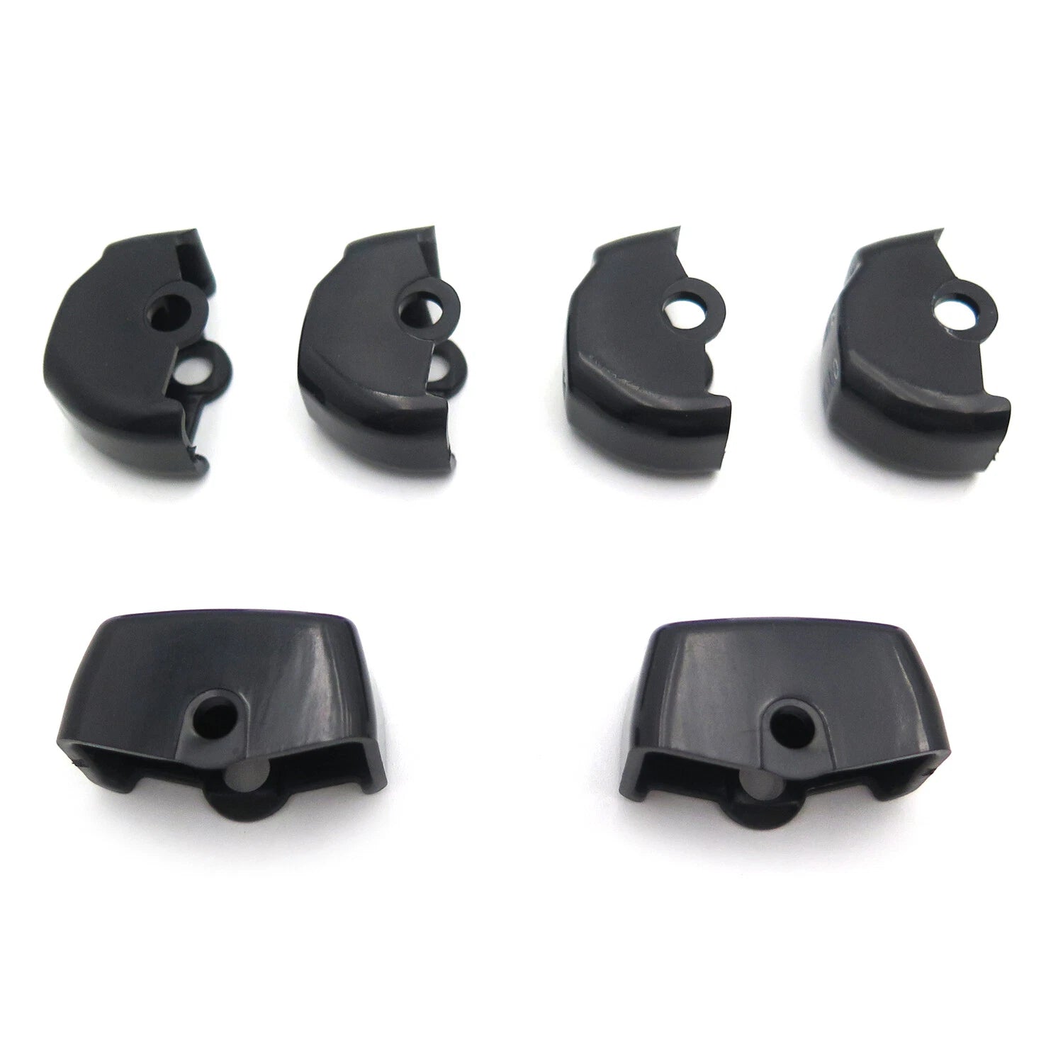 Black Hand Controls Switch Button Covers for Harley Davidson Softail (2011)