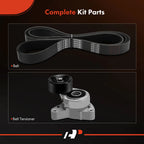 2X Serpentine Belt Drive Component Kit for Honda CR-V (2007–2011) Acura TSX (2009–2014)
