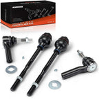 Set of 4 Tie Rod Ends for Chevy Silverado 2500 HD (2001–2007)
