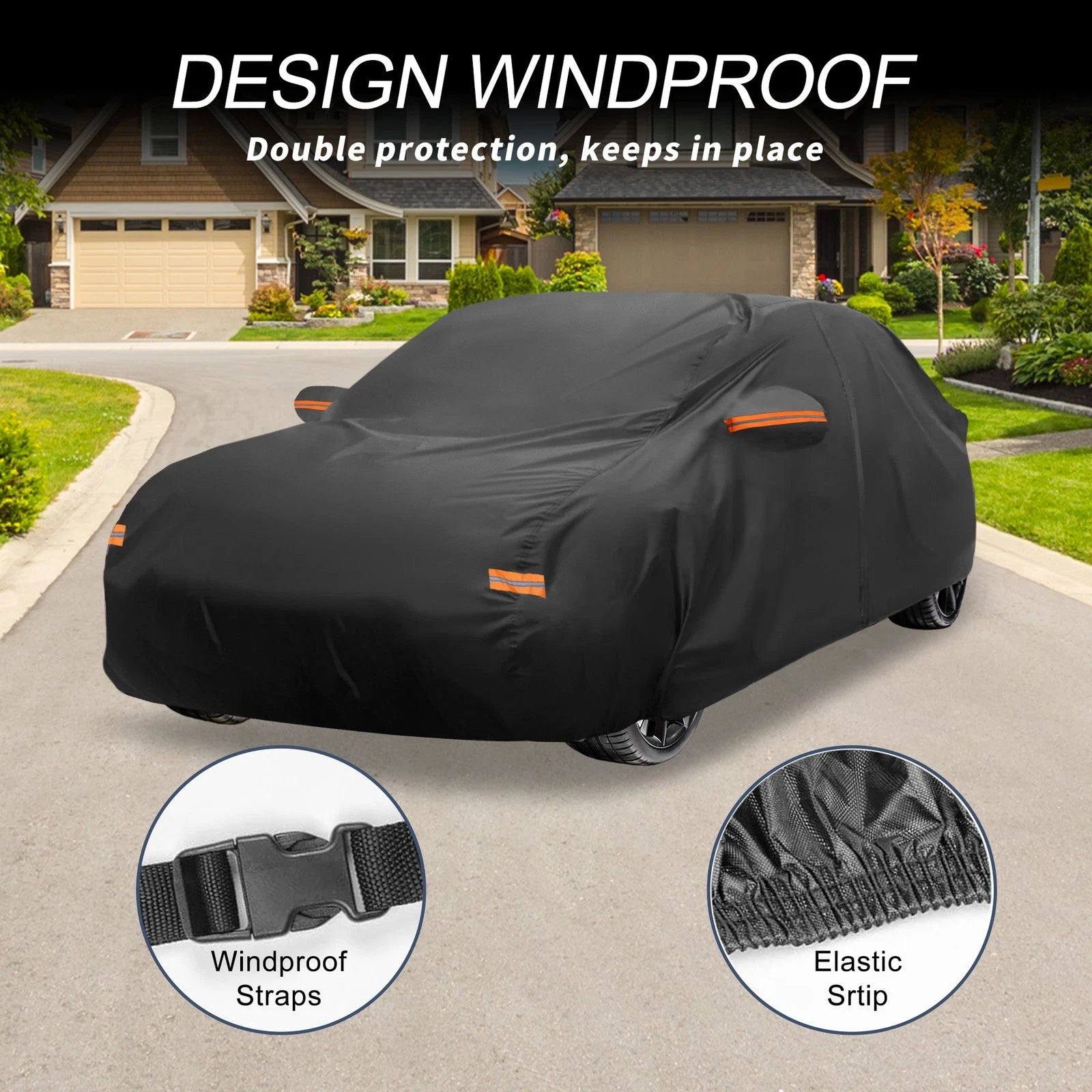 Waterproof 210D-PU Car Cover for Lexus ES Sedan (2013–2021)