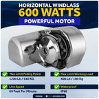 Boat Windlass Kit for Atlantic Horizontal (600 Watts, 12V DC)