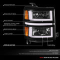 U-LED DRL Sequential Headlights for Chevrolet Silverado 1500 (2014–2015)