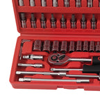 4-Piece Drive Socket Wrench Ratchet Set for Carbon Steel Tool Kit (2000–2000)