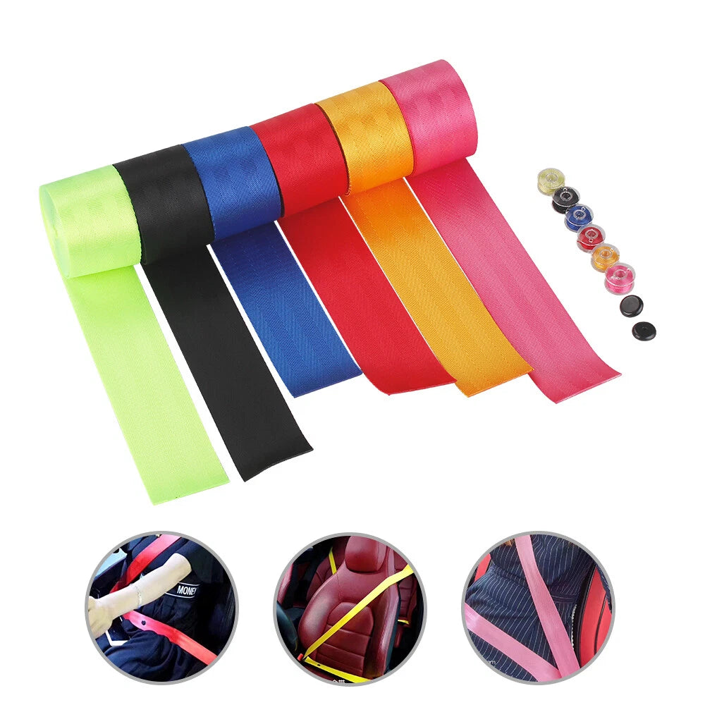 Seat Belt Webbing for Car (Polyester, Retractable, Nylon)