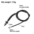 Brake Cable Brake Line Set for Electric Scooter (Steel, Black)