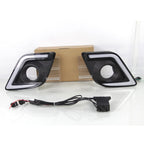 LED DRL Daytime Running Light with Turn Signal Fog Lamp for Toyota Hilux (2015–2017)