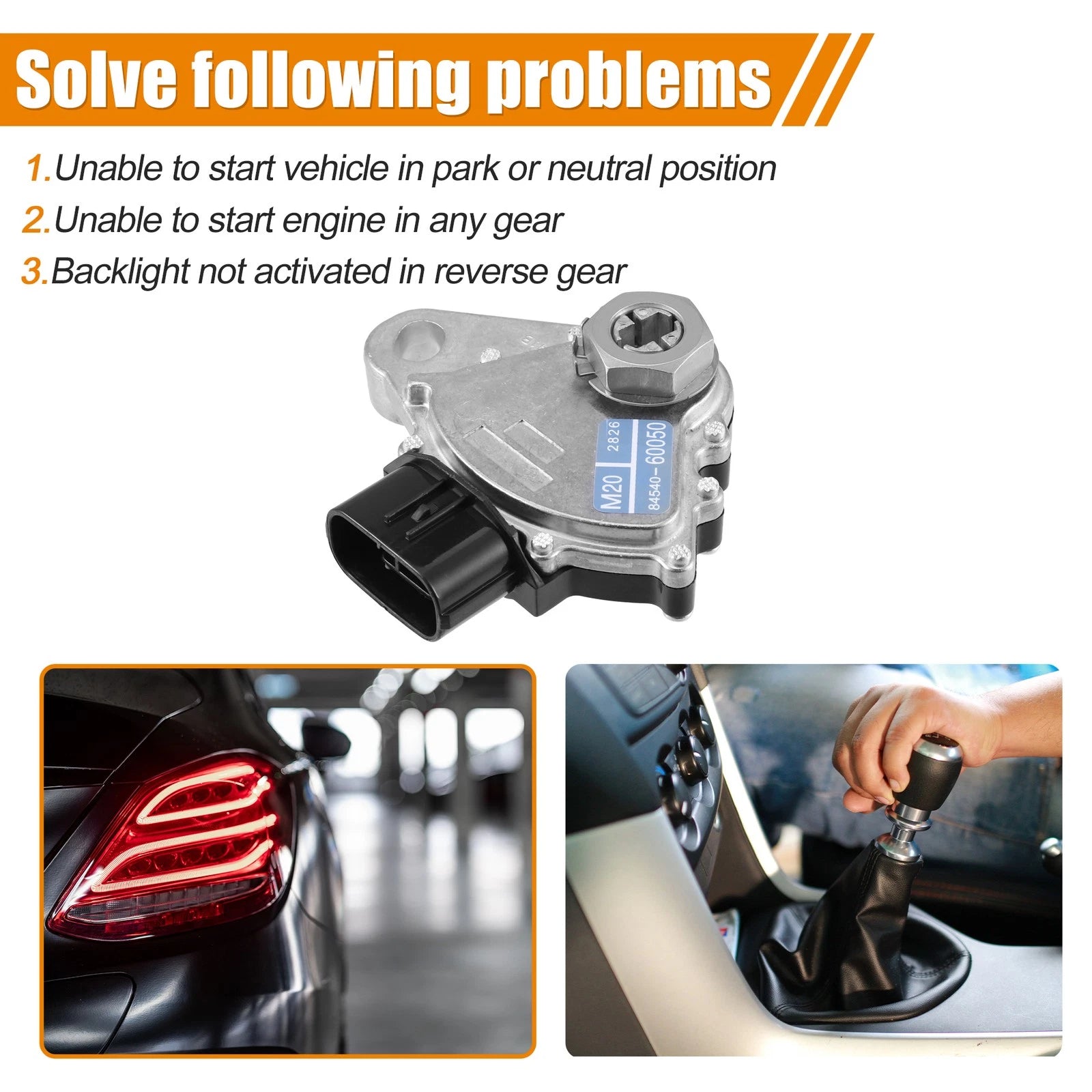 Automatic Transmission Neutral Safety Switch 84540-60050 for Toyota 4Runner (1996–2002)