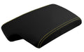 Leather Console Lid Armrest Cover for BMW E90 (2005–2013) Yellow Stitch