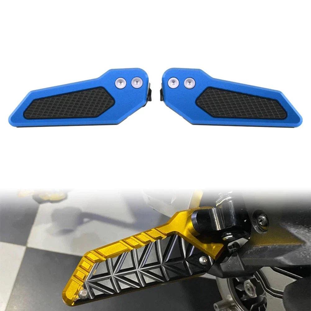 Blue Rear Foot Pegs for Honda ADV 150 (2018-2020)