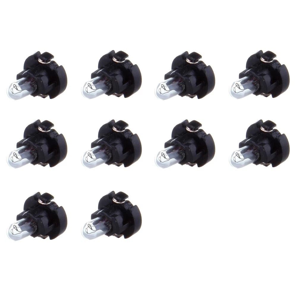 10Pcs T3 Neo Wedge Halogen Bulbs for Instrument Cluster Panel (Universal)