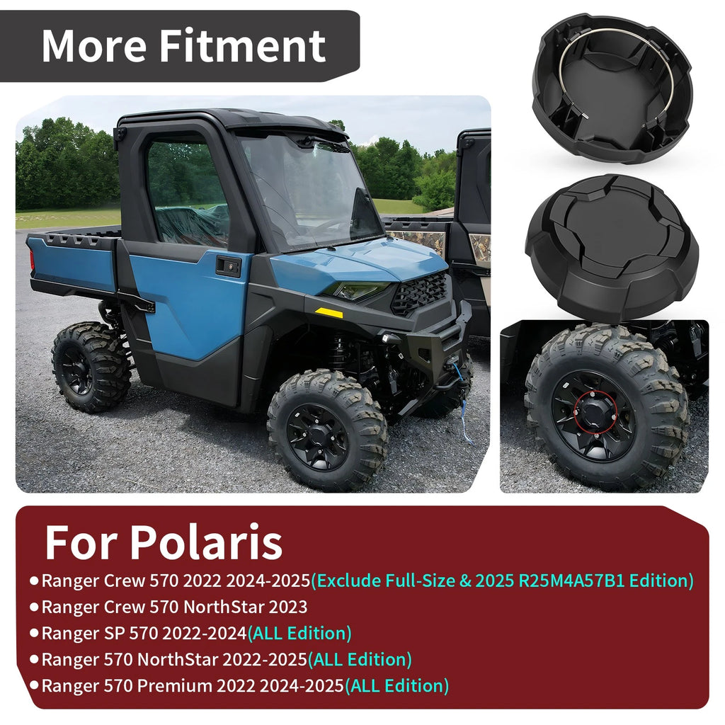 Front Wheel Rim Cap 1525243-458 for Polaris Ranger SP 570 (2022–2025)