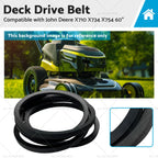 M163993 Deck Drive Belt for John Deere X710 X734 X754 (60")