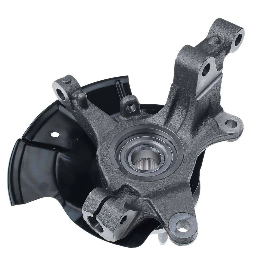 Pair Front Steering Knuckle & Hub Bearing for Ford Edge (2007-2010)