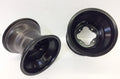 Set of 2 DWT Black A5 Rolled Lip ATV Rear Wheels 9x8 4/110 for KFX400 KFX450R (2003–2009)