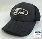 Ford Hat Cap Heather Gray with White Oval Logo for Ford Vehicles (2011–2025)