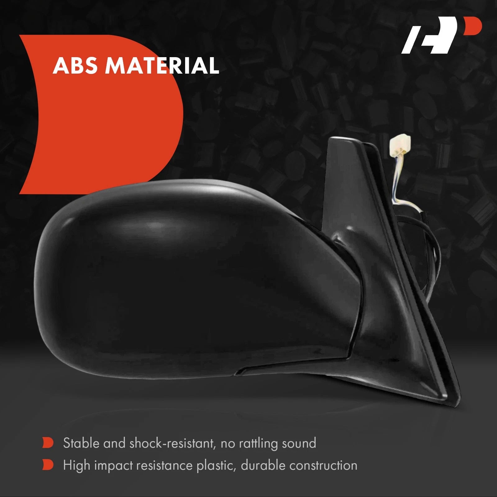 Passenger Power Mirror w/ Manual Folding for Toyota RAV4 (1998–2000)