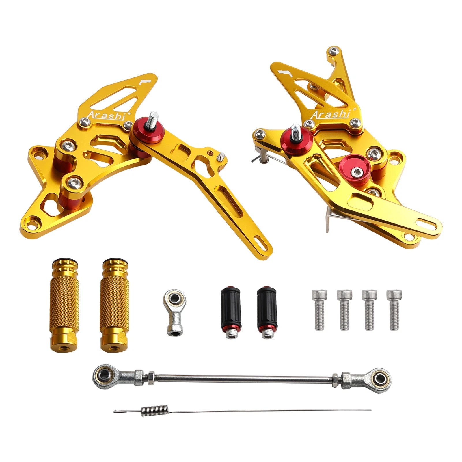 CNC Aluminum Rearsets Footpegs for Suzuki GSX 1300R Hayabusa (1999–2020)