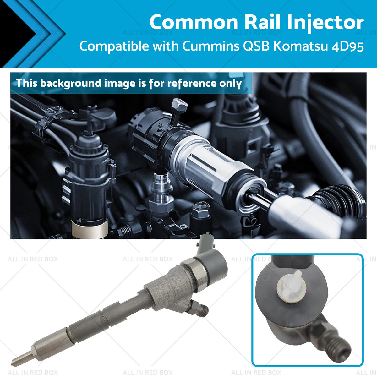 Common Rail Injector 0445110307 6271113100 for Cummins QSB